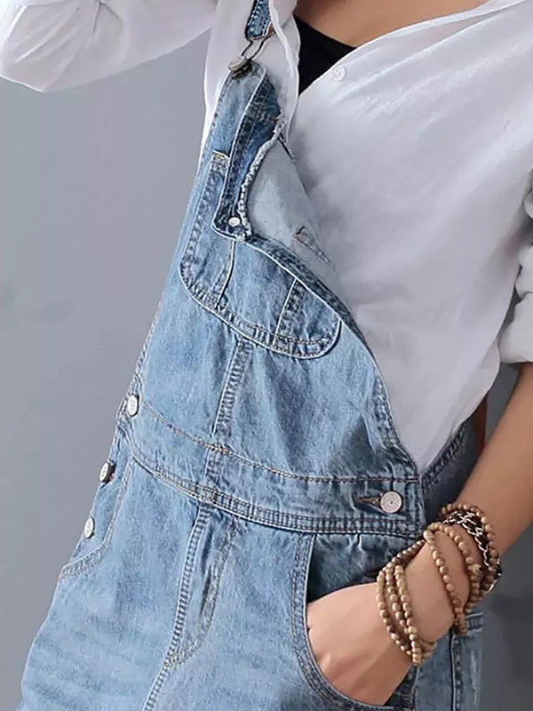 Harper l Denim Overall Dress  Subtitle