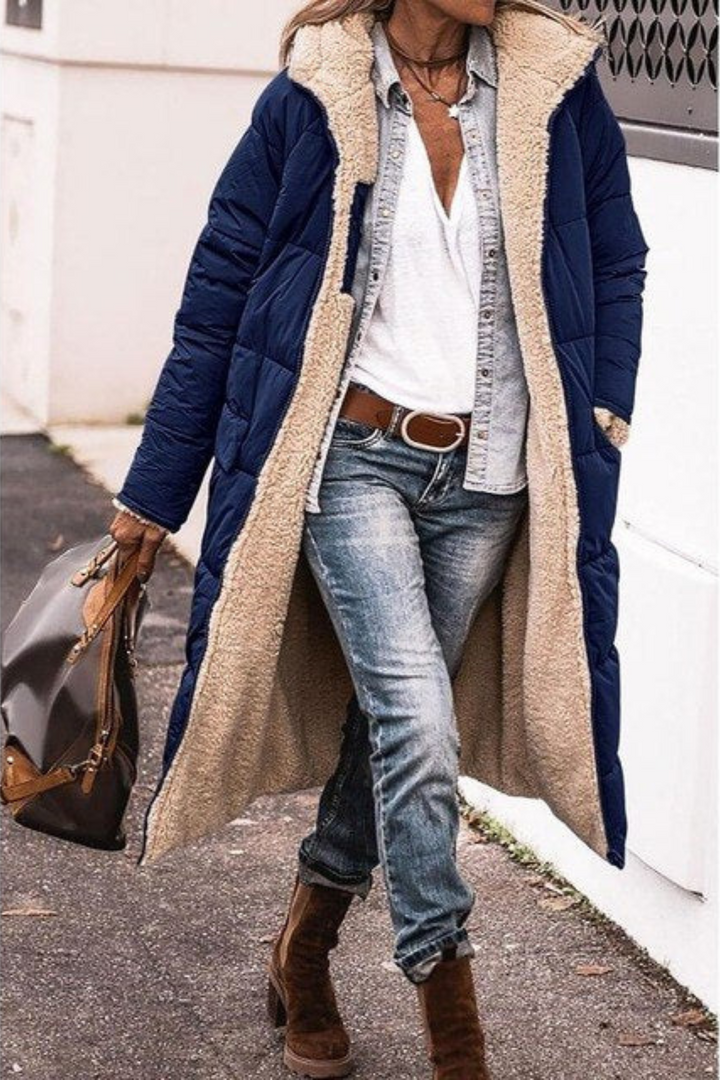 Macie™ – Reversible Jacket for Timeless Cold-Weather Elegance