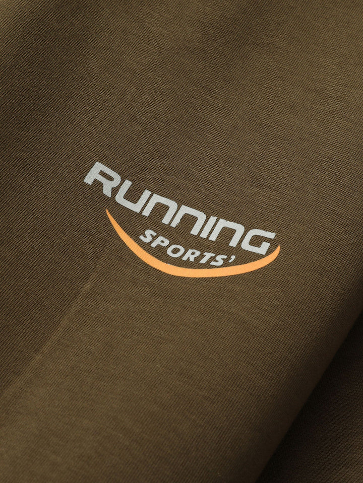 Sweatshirt met kwartrits