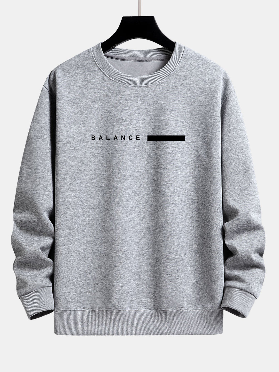 Balance Stripe Print Relax Fit Crew Neck Sweatshirt & Joggingbroek