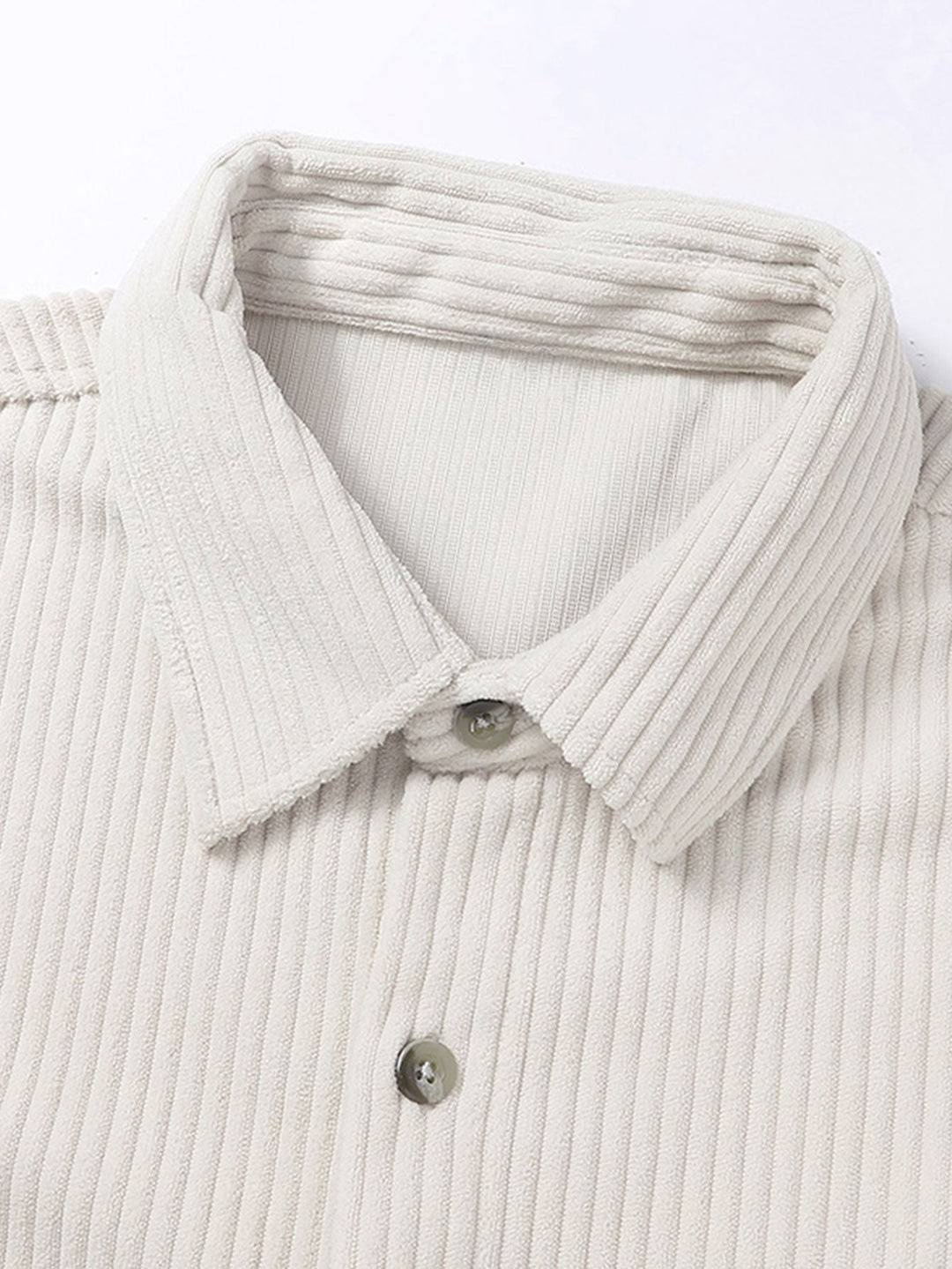 Relaxed Fit Button-Down Shirt in Corduroy