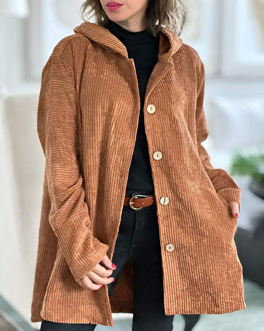 Marjorie™ – Hooded Jacket for Cozy Comfort