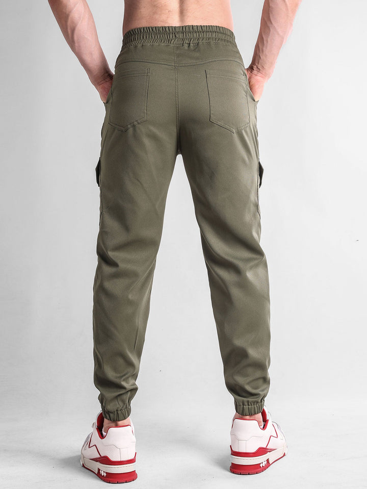 Camouflage Oplosbare Beerprint Relax Fit Sweatshirt & Chino Cargo Jogger Broek