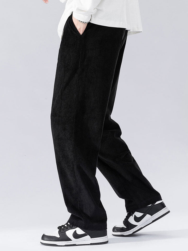 Rechtafstaande Corduroy Broek