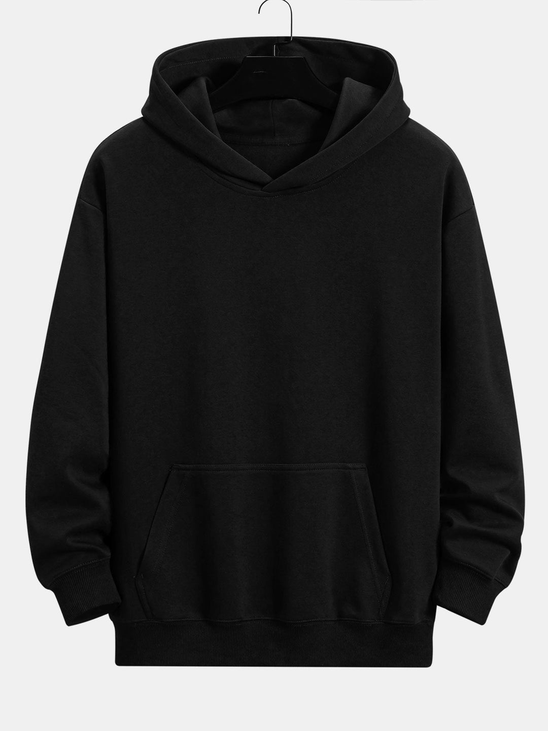 Slogan Achterdruk Relax Fit Hoodie & Rechte Pijpen Corduroy Broek