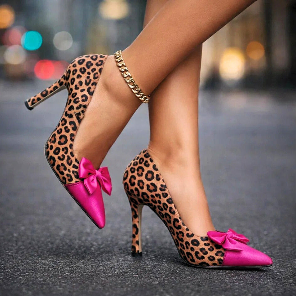 Charlotte l Belle bow Heels