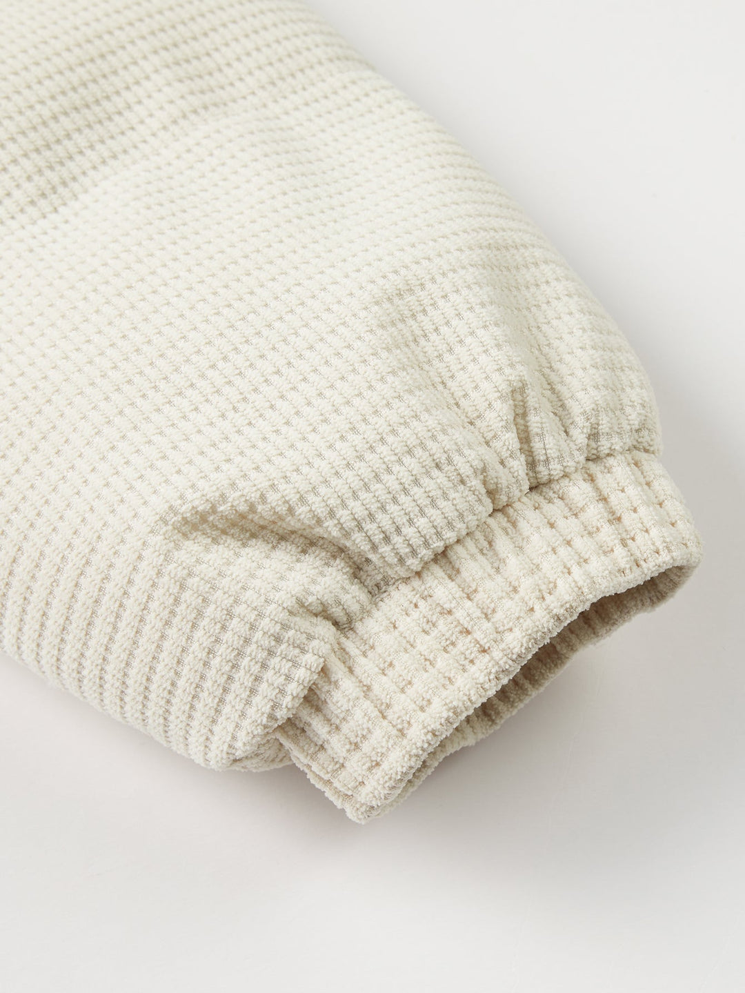 Teddy-lined corduroy quilted jacket with hood