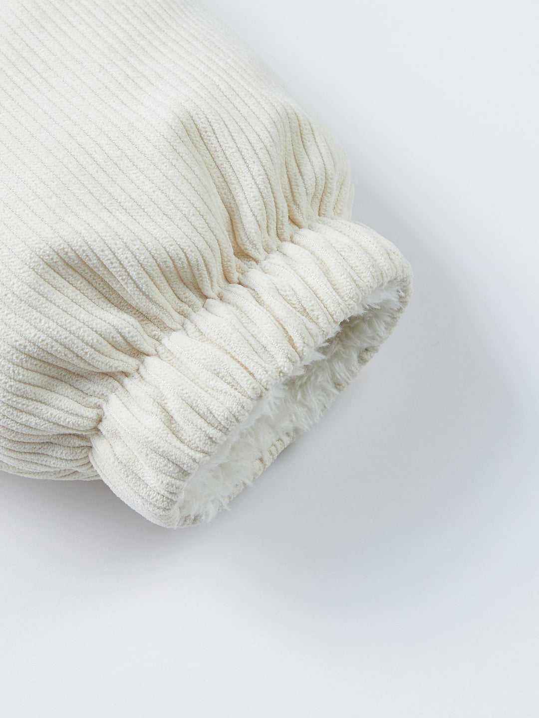 Reversible teddy fleece corduroy jacket
