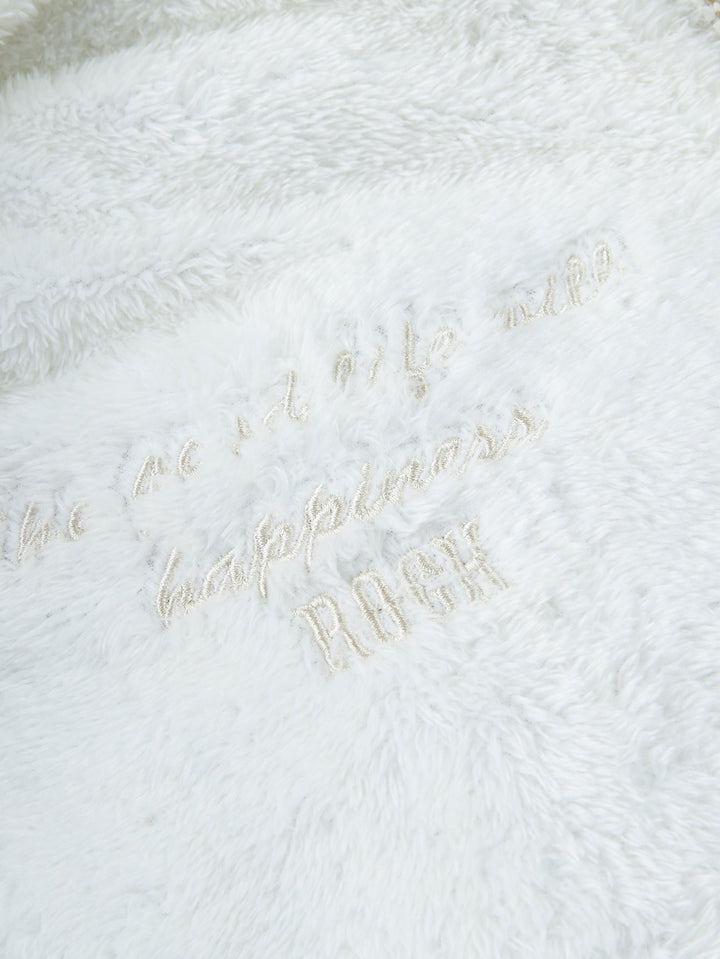 Reversible teddy fleece corduroy jacket