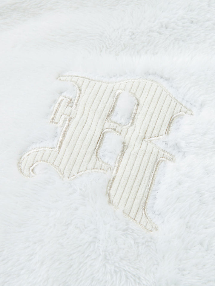 Reversible teddy fleece corduroy jacket
