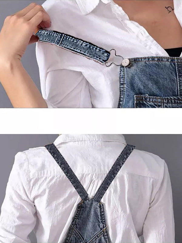 Harper l Denim Overall Dress  Subtitle