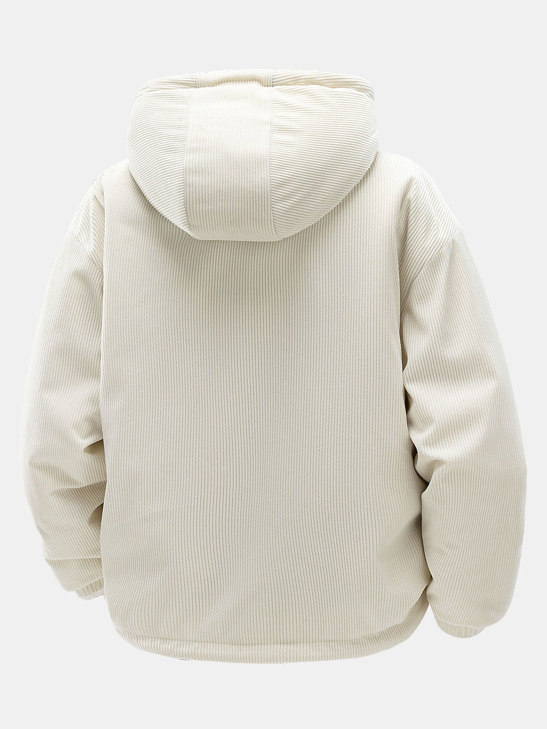 Teddy corduroy reversible jacket with hood