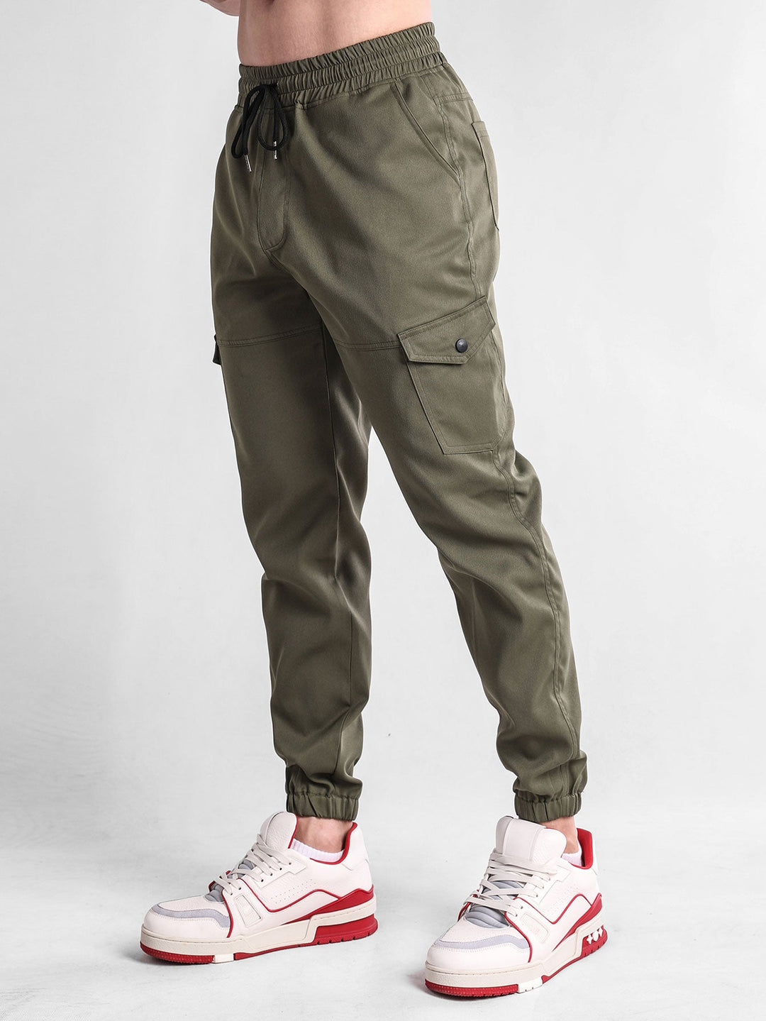 Camouflage Oplosbare Beerprint Relax Fit Sweatshirt & Chino Cargo Jogger Broek