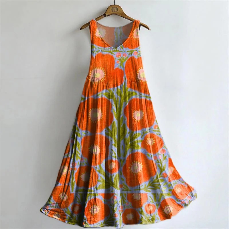 Damesoverhemd met bloemenprint, casual katoen-linnen model.              WORD LID VAN DE FREE SPIRIT-FAMILIEWELKOM BIJ THE VIBEJE BENT AL BINNEN