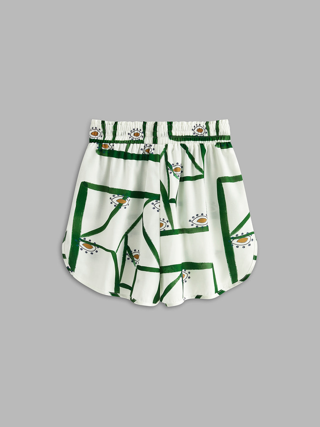 Camille l Print Drawstring Shorts Set