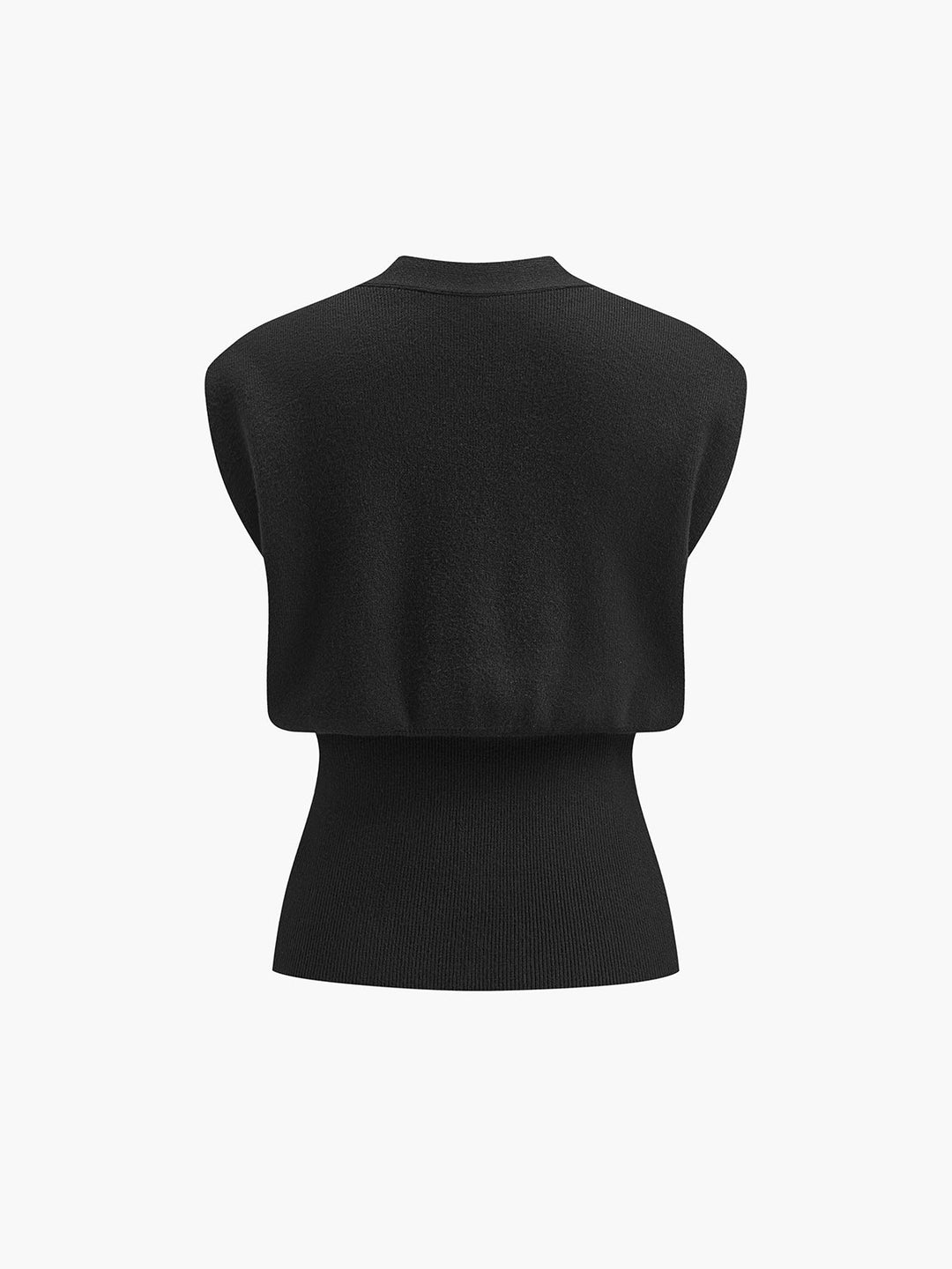 Isabelle l V-Neck Buttoned Detail Sweater Vest
