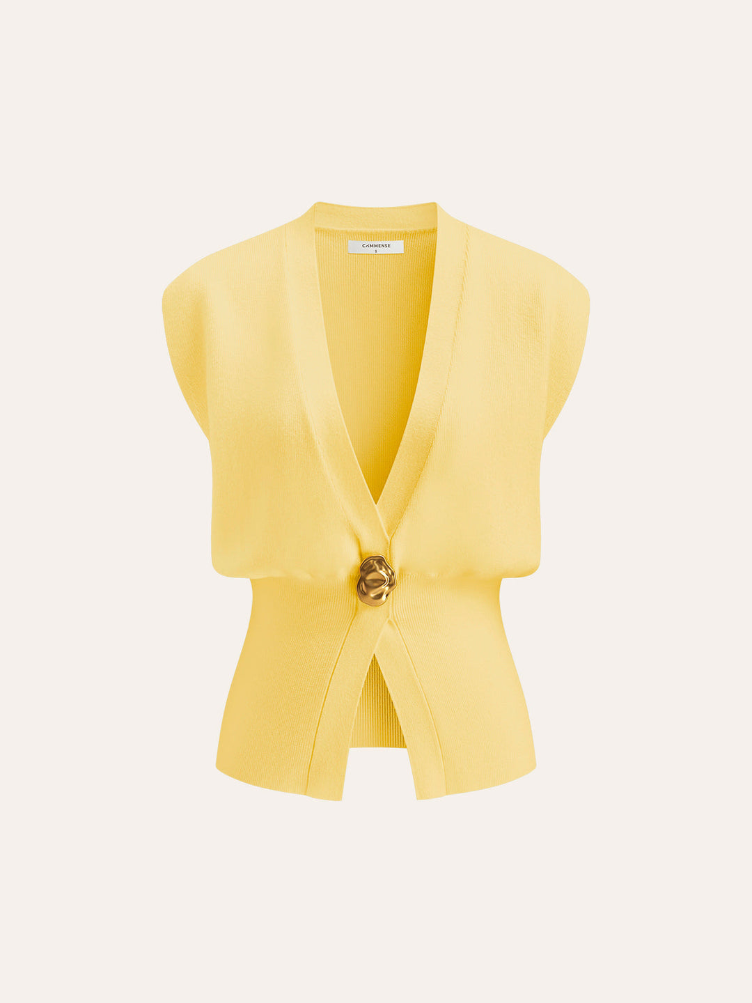 Isabelle l V-Neck Buttoned Detail Sweater Vest