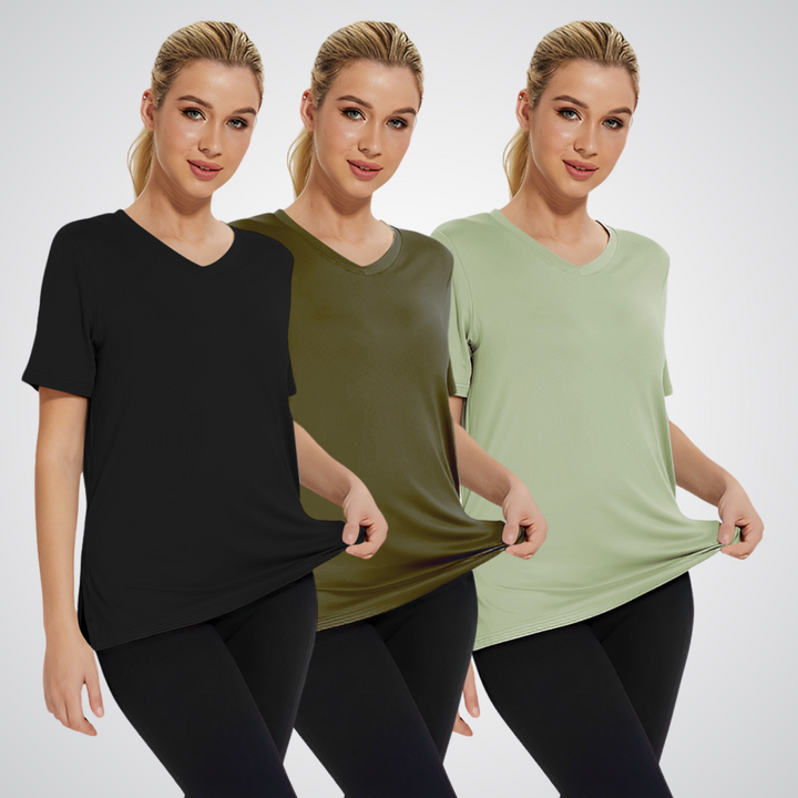 Selena l  Casual Loose Fit Tee (Pack of 3)