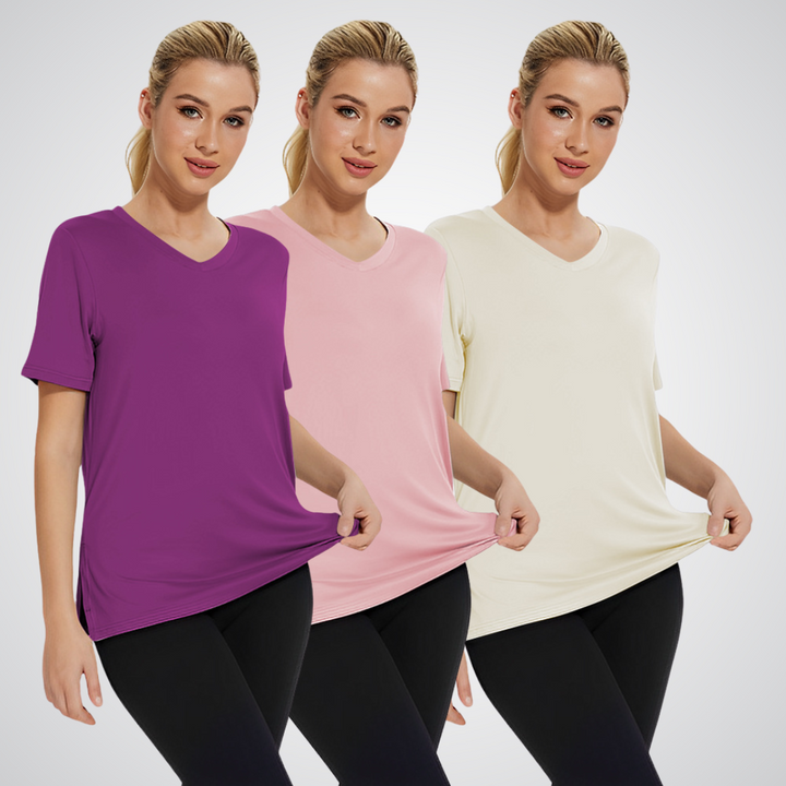 Selena l  Casual Loose Fit Tee (Pack of 3)