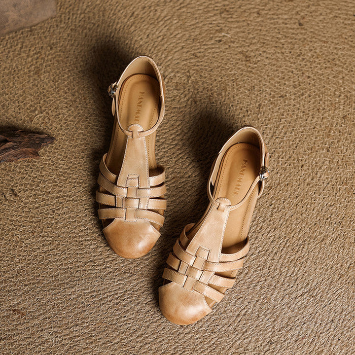 Solene Dalia Leather Flats