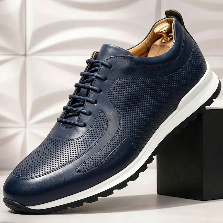 Lussu Cowhide Leather Sneakers