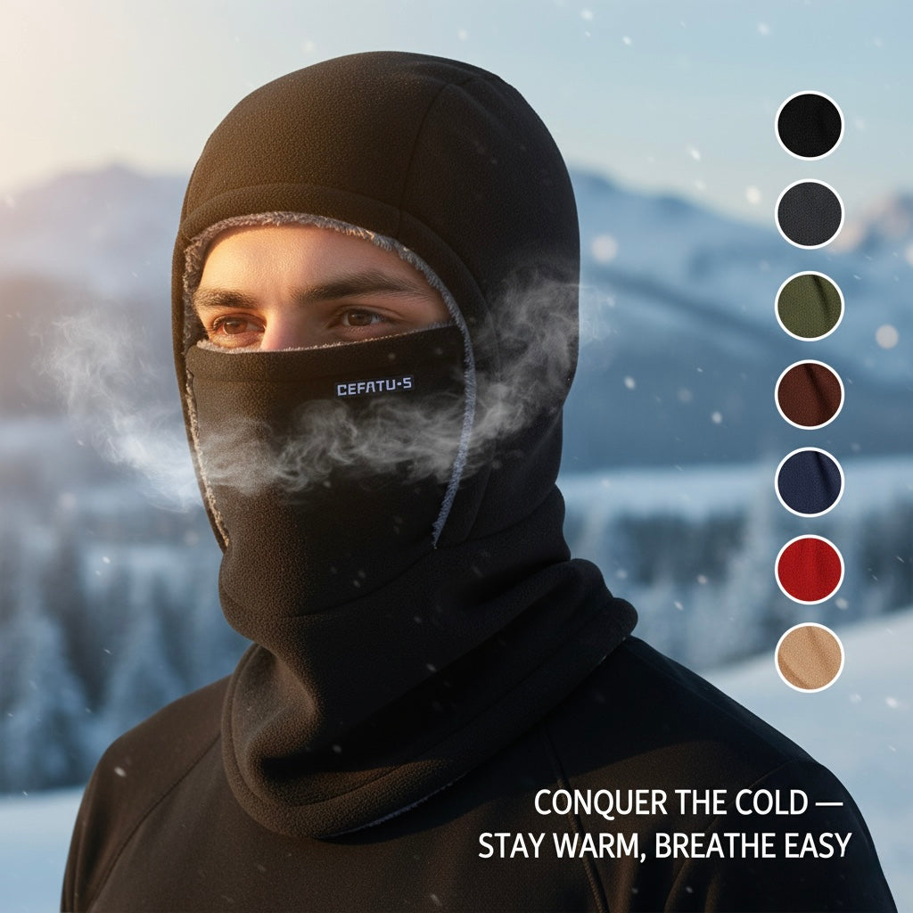 Oliver l ThermaFleece Windproof Hat, Mask & Neck Warmer