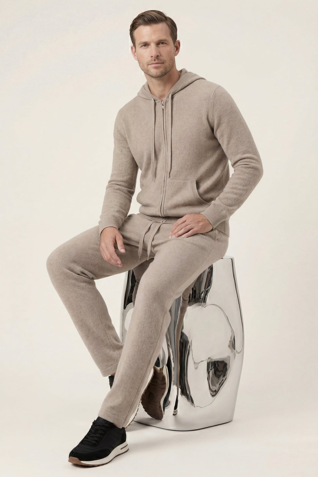 Ariello Cashmere Set Camel