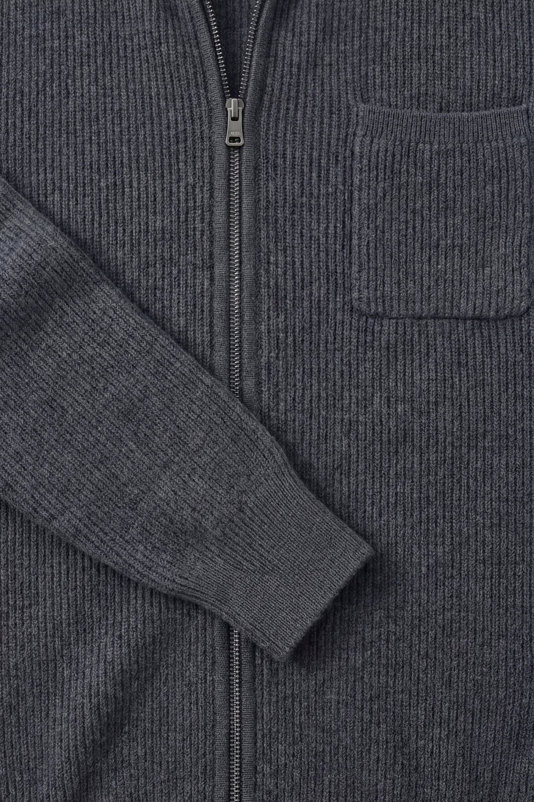 Elviro Cashmere Hooded Zip Set Blue
