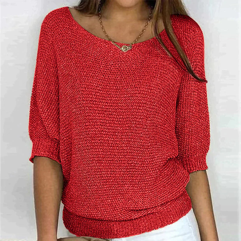 KENDRA – RELAXED CHIC KNIT SWEATER