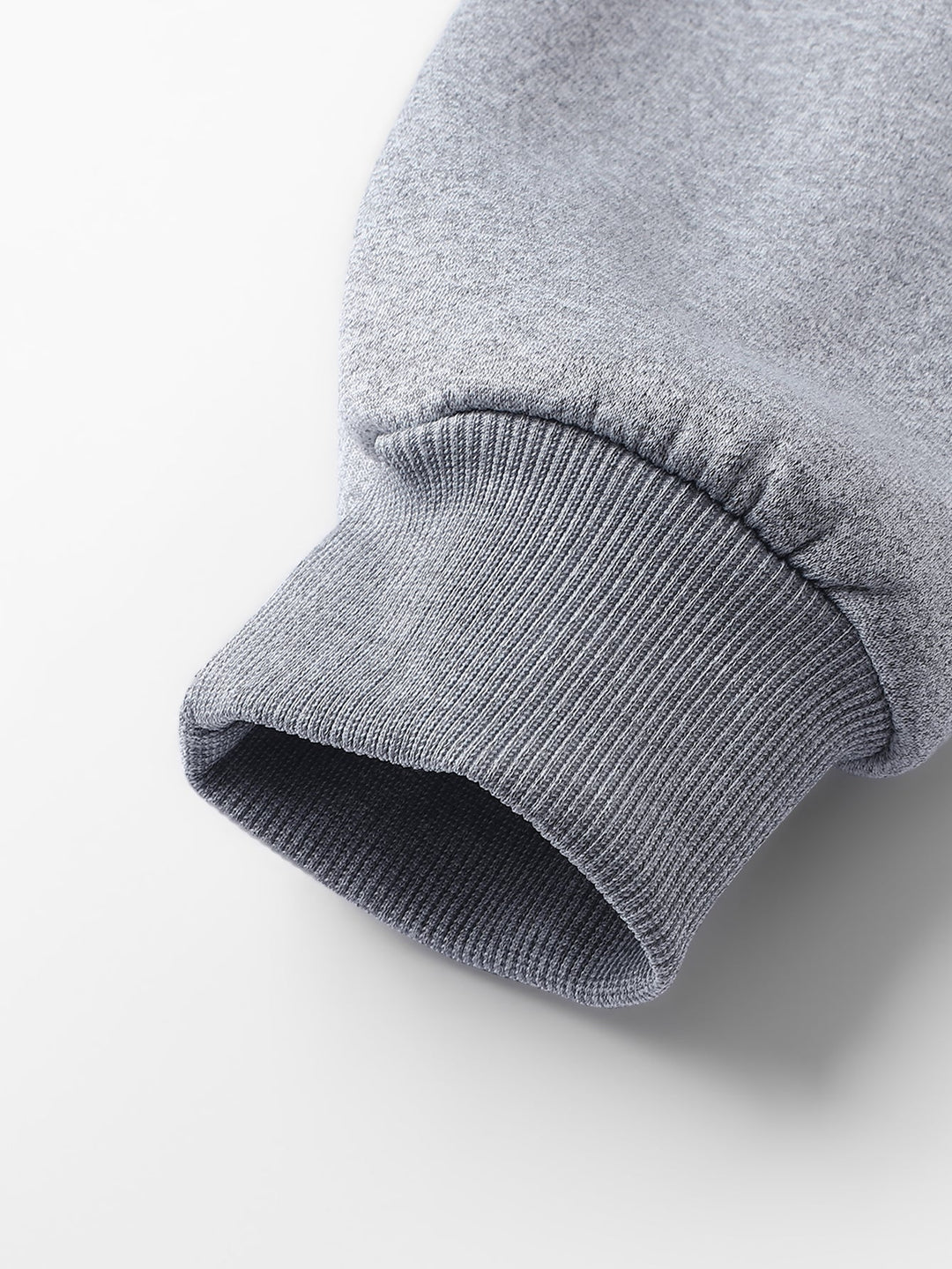 Teddy-lined zipper hoodie