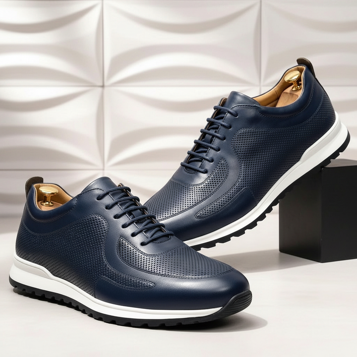 Lussu Cowhide Leather Sneakers