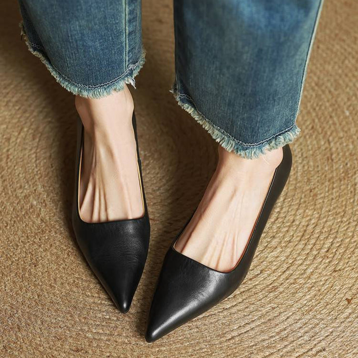 Anok Genuine Leather Heels