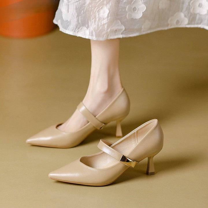 Caelune Strap Point Heels