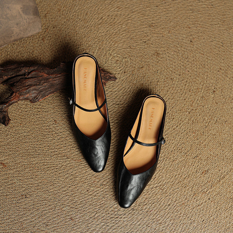 Orella l  Genuine Leather Mules