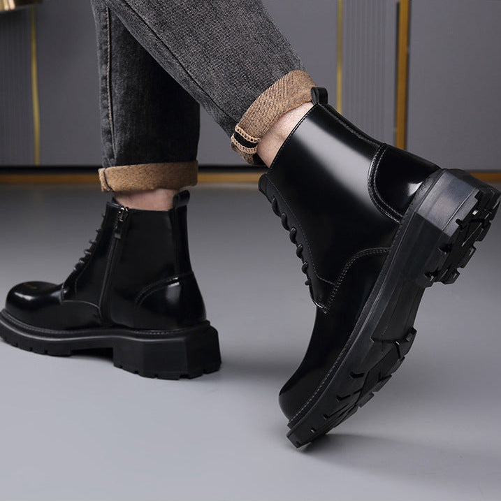 Dorian l Leather Ankle Boots