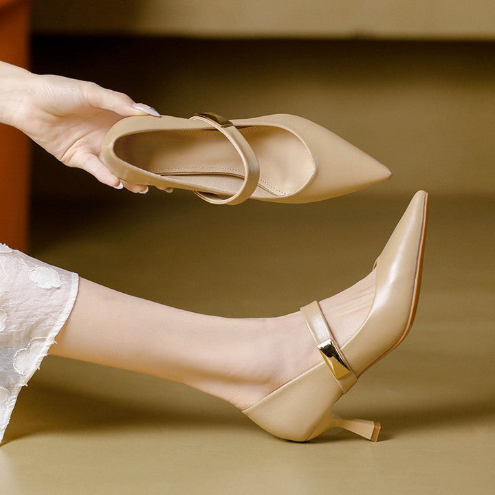 Caelune Strap Point Heels