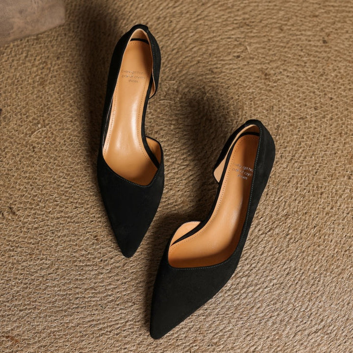 Velisse D’Orsay Leather Pumps