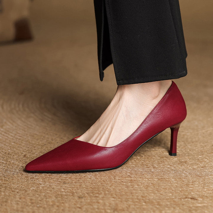 Velisse D’Orsay Leather Pumps