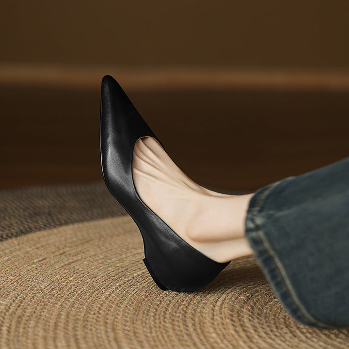 Lunera Leather Pointed Flats