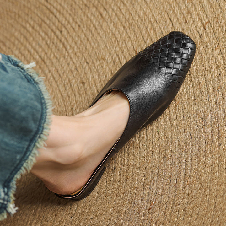 Velsa Genuine Leather Mules