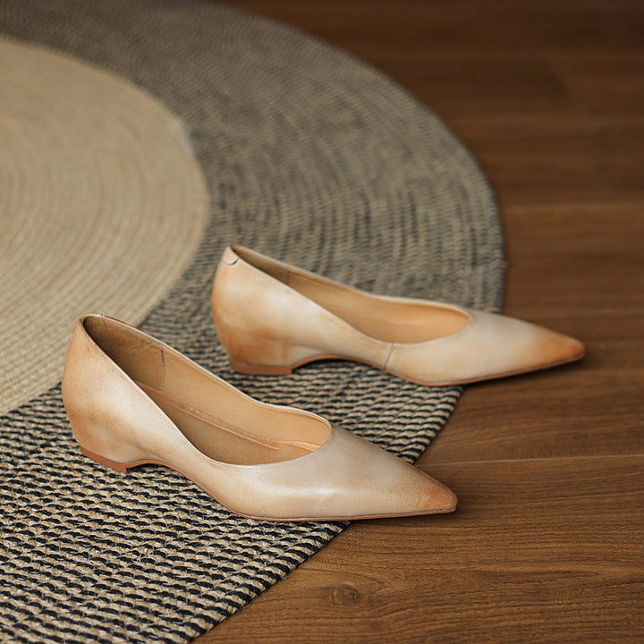 Lunera Leather Pointed Flats