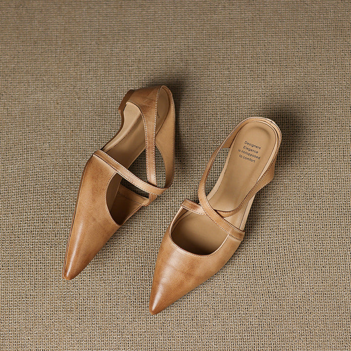 Eryne Leather Mules