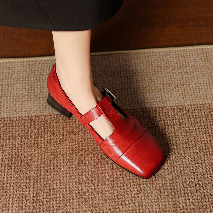 Veyra Genuine Leather Heels