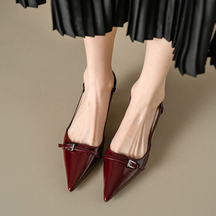 Corinne Slingback Kitten Heels