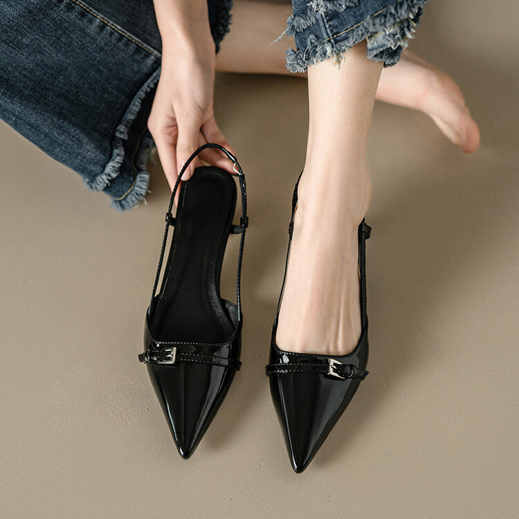 Corinne Slingback Kitten Heels