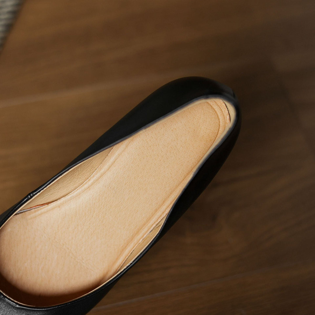 Lunera Leather Pointed Flats