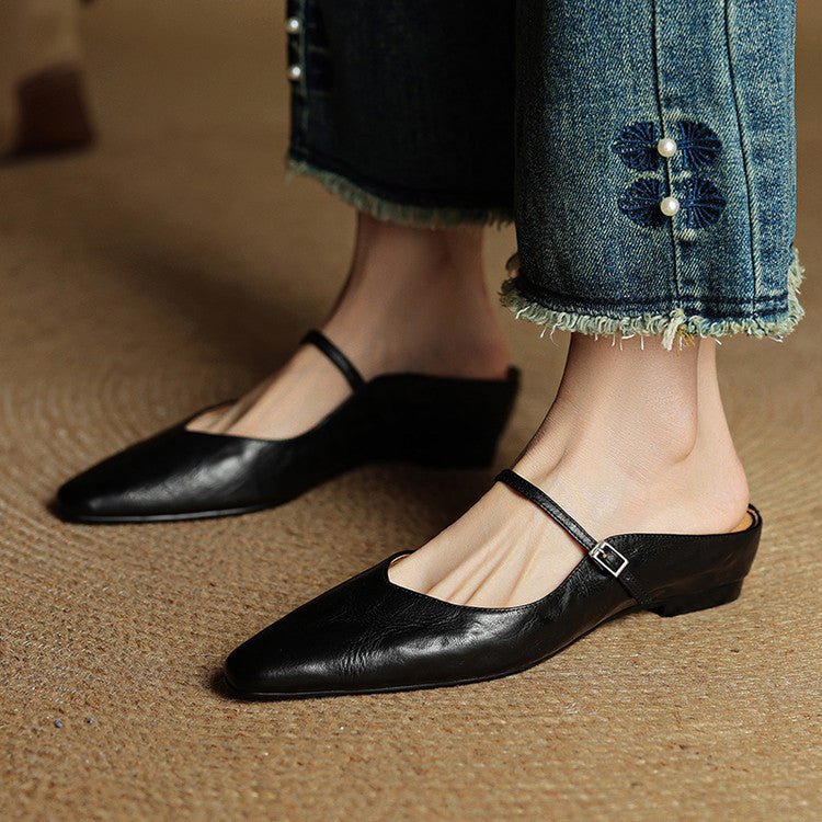 Orella l  Genuine Leather Mules