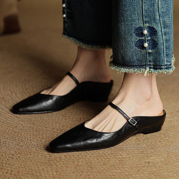 Orella l  Genuine Leather Mules