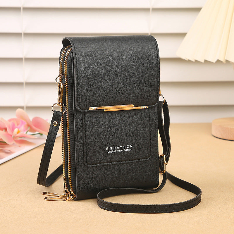 Cora l Stylish Mobile Phone Messenger Bag with Touch Screen