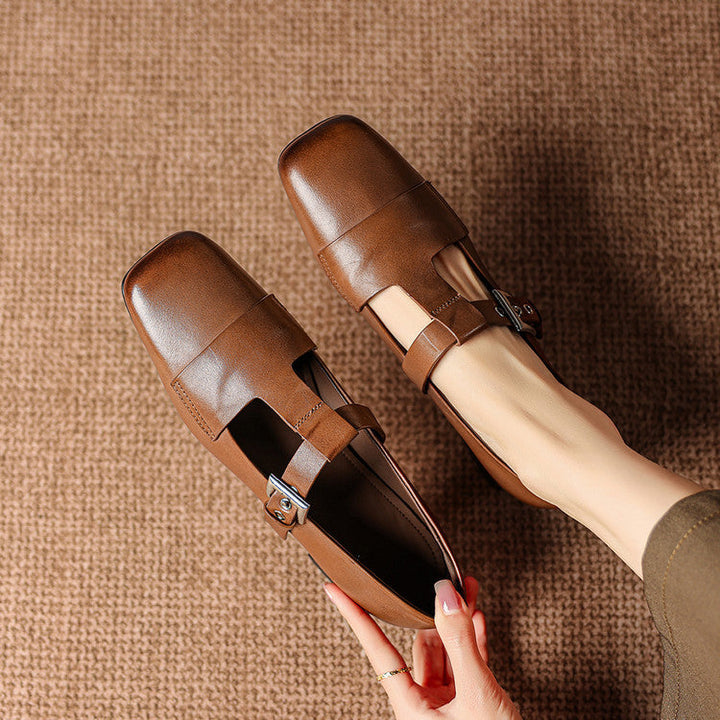 Veyra Genuine Leather Heels
